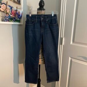 J. Crew Dark Blue Jeans - Curvy Essential Straight -26P